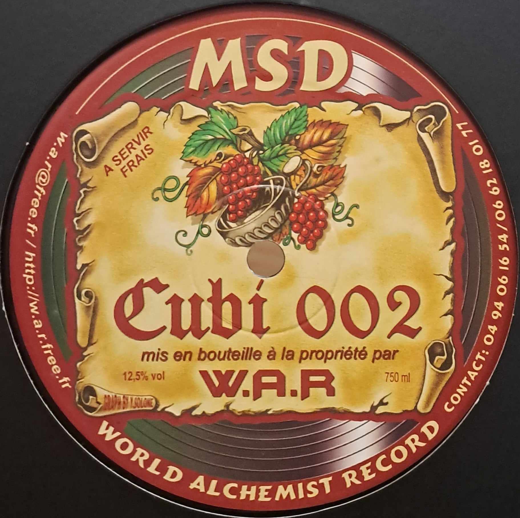 Cubi 002 - vinyle freetekno